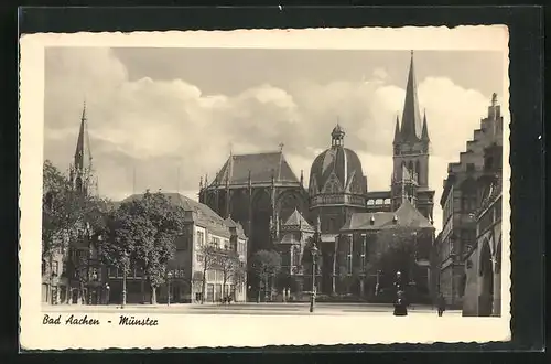 AK Aachen, Blick auf Münster