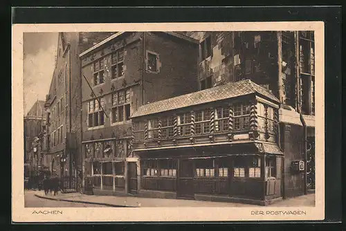 AK Aachen, Gasthaus Der Postwagen