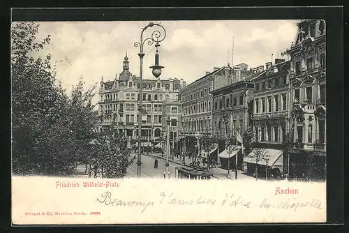 AK Aachen, Wiener Cafe am Friedrich Wilhelm-Platz