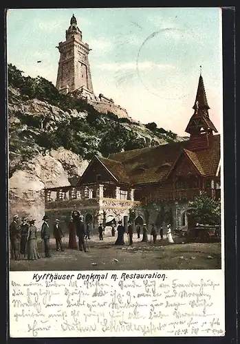 AK Kyffhäuser, Denkmal mit Restauration