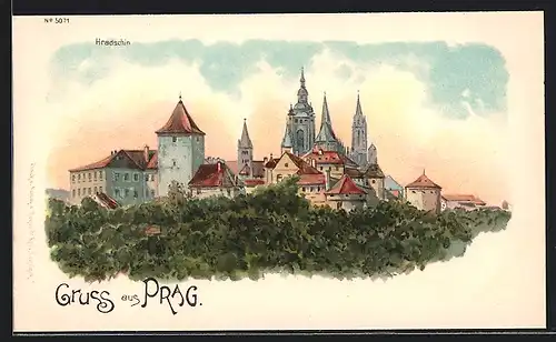 AK Prag / Praha, Hradcany