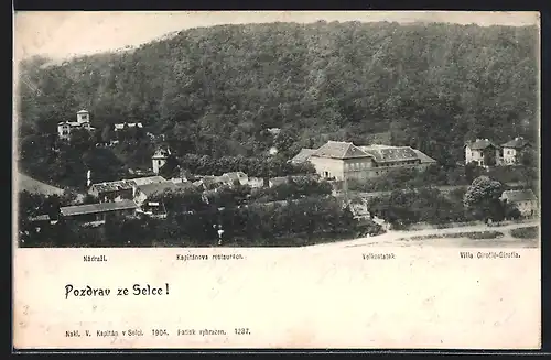 AK Prag / Praha-Sedlec, Panorama