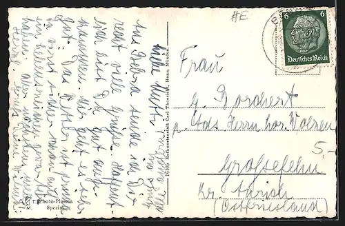 AK Bebra, Ortsansicht mit Wohnhäusern