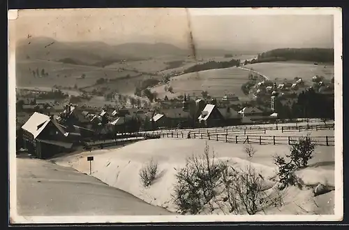 AK Gersfeld, Reessberg und Eierhauck im Winter