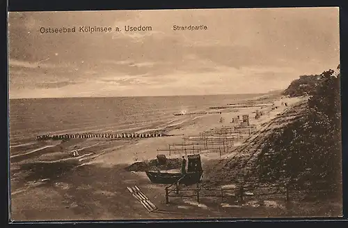 AK Kölpinsee a. Usedom, Strandpartie
