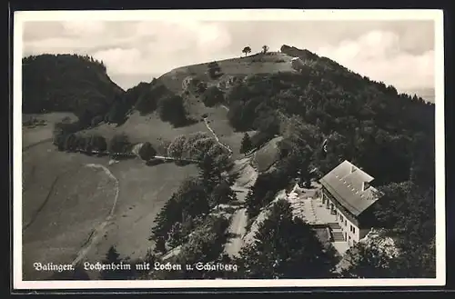 AK Balingen, Lochenheim mit Lochen und Schafberg