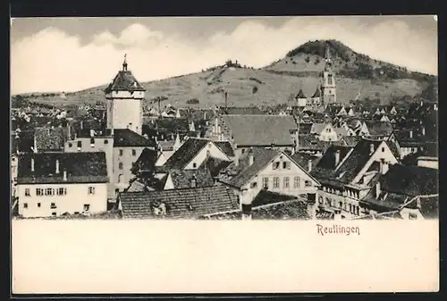 AK Reutlingen, Blick auf die Stadt
