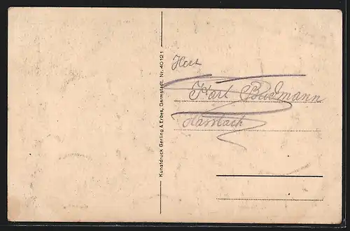 AK Feldberg /Odenwald, Felsenmeer, Riesensäule, Ruine Frankenstein