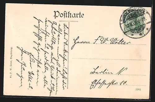 AK Magdeburg, Ansicht vom Zentral-Theater