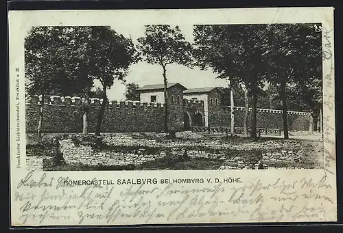 AK Homburg v. d. Höhe, Römercastell Saalburg