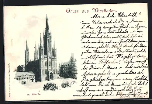 AK Wiesbaden, Evangelische Kirche