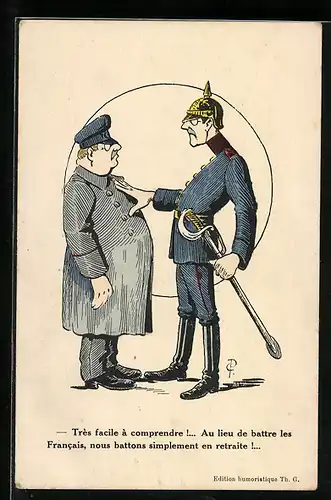 AK Zwei Soldaten in Uniform unterhalten sich