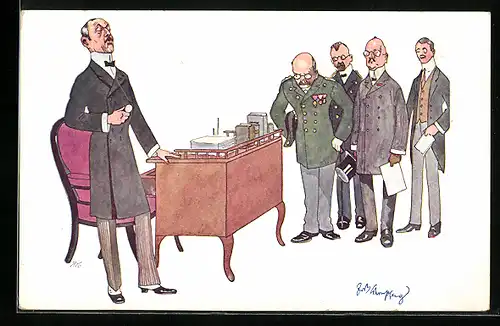 Künstler-AK Fritz Schönpflug: Der neue Herr