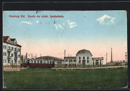 AK Oderberg-Bahnhof, Remile der elektr. Landesbahn