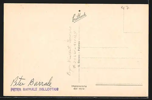 AK Palermo, Via Roma, Strassenbahn