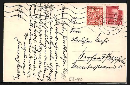 AK Prag / Praha, Wilsonovo Námesti