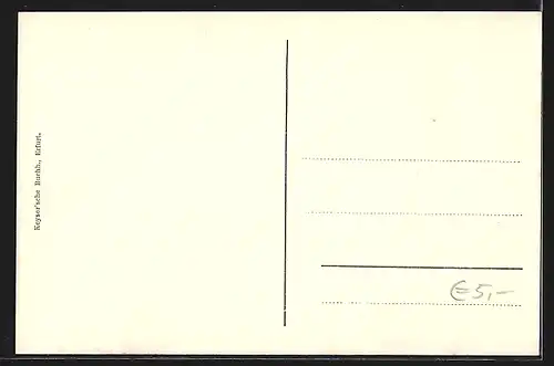 AK Erfurt, Bei der Kaufmannskirche mit Strassenbahn