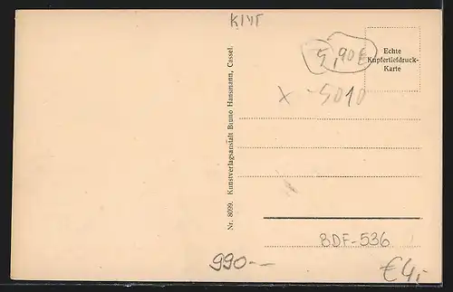 AK Erfurt, Anger mit Strassenbahn und Kirche aus der Vogelschau