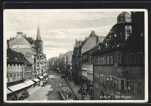 AK Erfurt, Der Anger mit Tram
