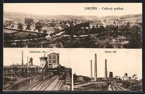 AK Libusin, Celkovy pohled, Schölleruv dul, Maxuv dul