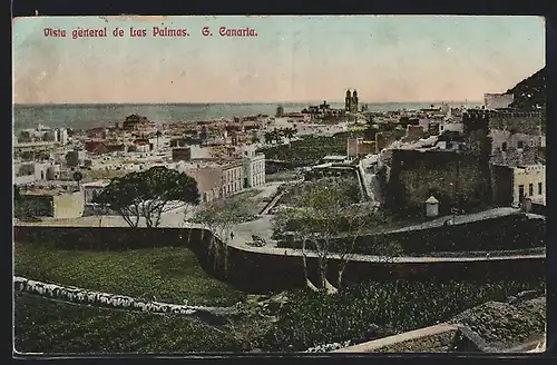 AK Las Palmas / Gran Canaria, Vista general, Teilansicht der Stadt