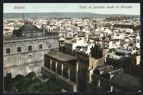 AK Sevilla, Vista al poniente desde la Giralda