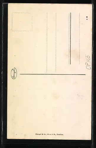 AK Georgenswalde, Ostseebad, Uferpartie an der blauen Rinne