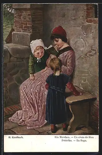 Künstler-AK Hermann Kaulbach: Ein Märchen