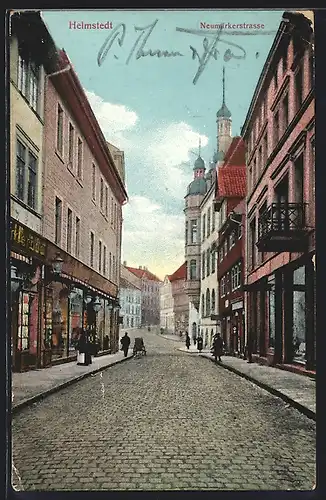 AK Helmstedt, Blick in die Neumärkerstrasse