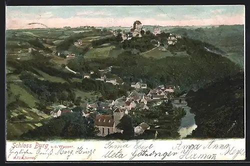 AK Burg an der Wupper, Schloss Burg