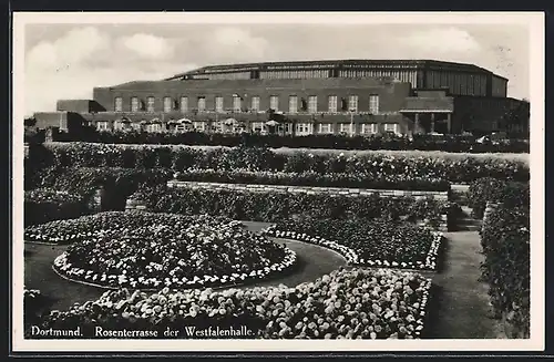 AK Dortmund, Rosenterrasse und Westfalenhalle