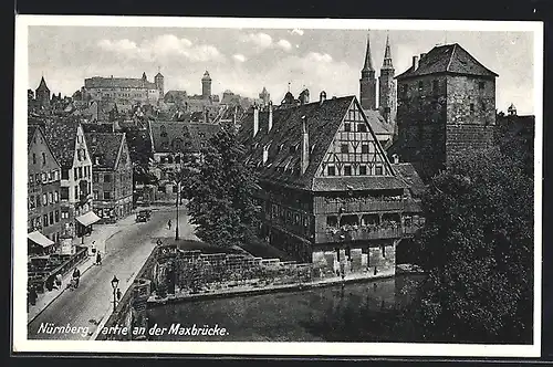 AK Nürnberg, Partie an der Maxbrücke