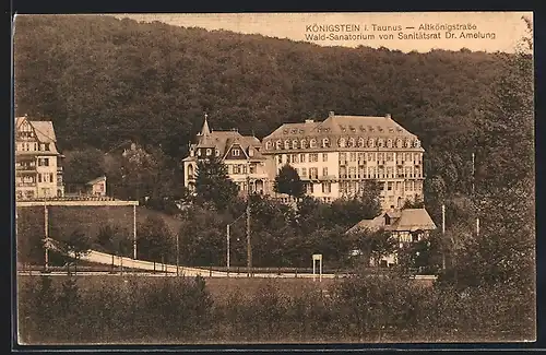 AK Königstein /Ts., Wald-Sanatorium Dr. Amelung