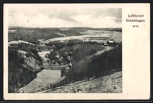 AK Eckenhagen, Panorama, Winter