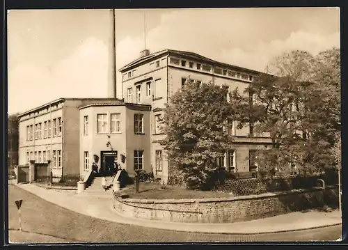 AK Eisleben, Partie am Bergbaukrankenhaus