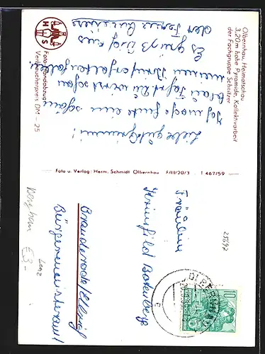 AK Olbernhau, Heimatschau, 3,20m hohe Pyramide, Schnitzerarbeit