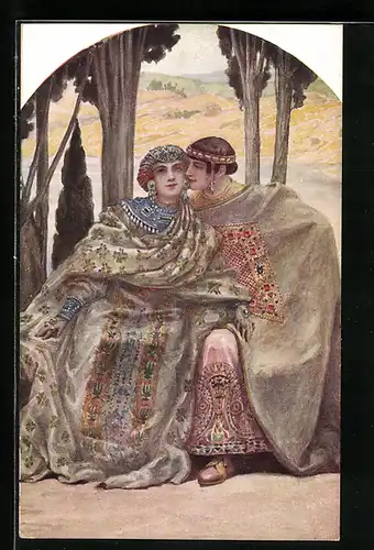 Künstler-AK S. Solomko: Idylle Byzantine