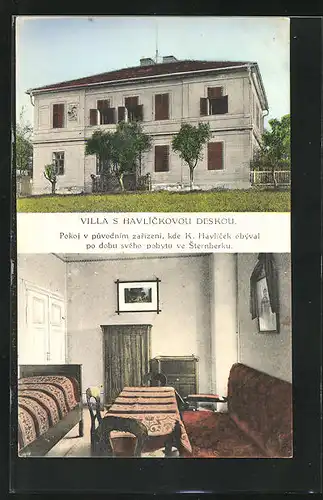 AK Ledec-Sternberk, Villa s Havlickovou Deskou