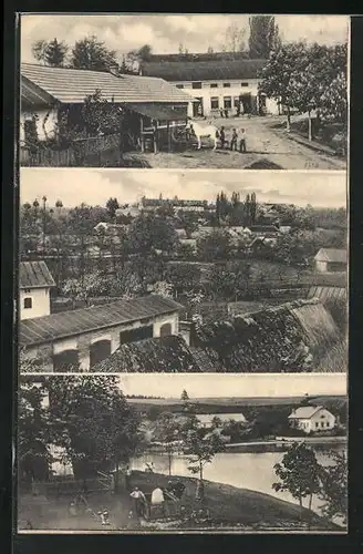 AK Opatovice, Unterschiedliche Ansichten des Dorfes