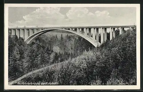 AK Teufelstalbrücke der Autobahn