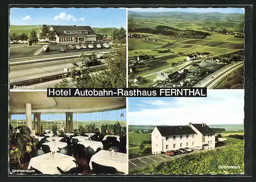 AK Neschen, Hotel Autobahn-Rasthaus Fernthal