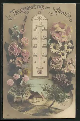 AK Le Thermometre de l`Amour, Liebes-Thermometer