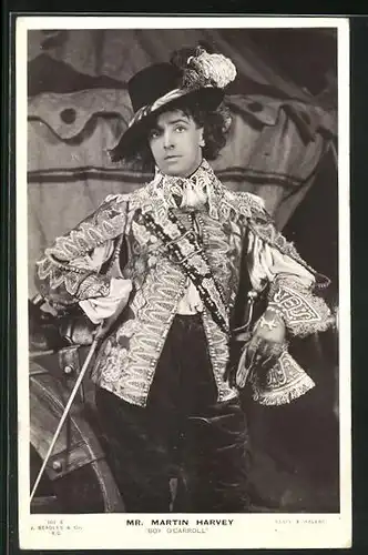 AK Schauspieler Martin Harvey as Boy O`Carroll