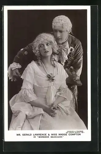 AK Schauspieler Gerald Lawrence & Schauspielerin Madge Compton in Monsieur Beaucaire