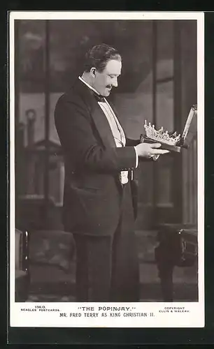 AK Schauspieler Fred Terry als King Christian II. in The Popinjay