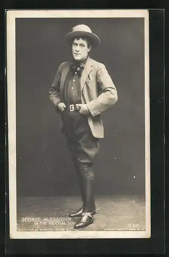 AK Schauspieler George Alexander in The Prodigal Son