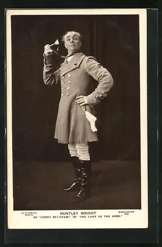 AK Schauspieler Huntley Wright als Count Beltrami in The Lady of The Rose