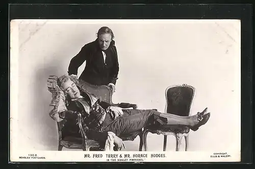 AK Schauspieler Fred Terry und Horace Hodges in The Scarlet Pimpernel