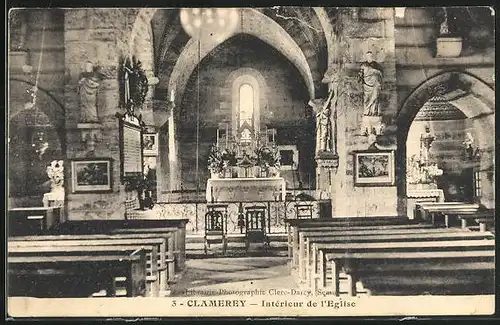 AK Clamerey, Interieur de l`Eglise