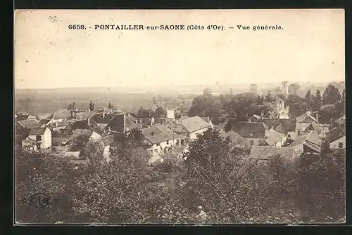 AK Pontailler-sur-Saone, Vue Generale